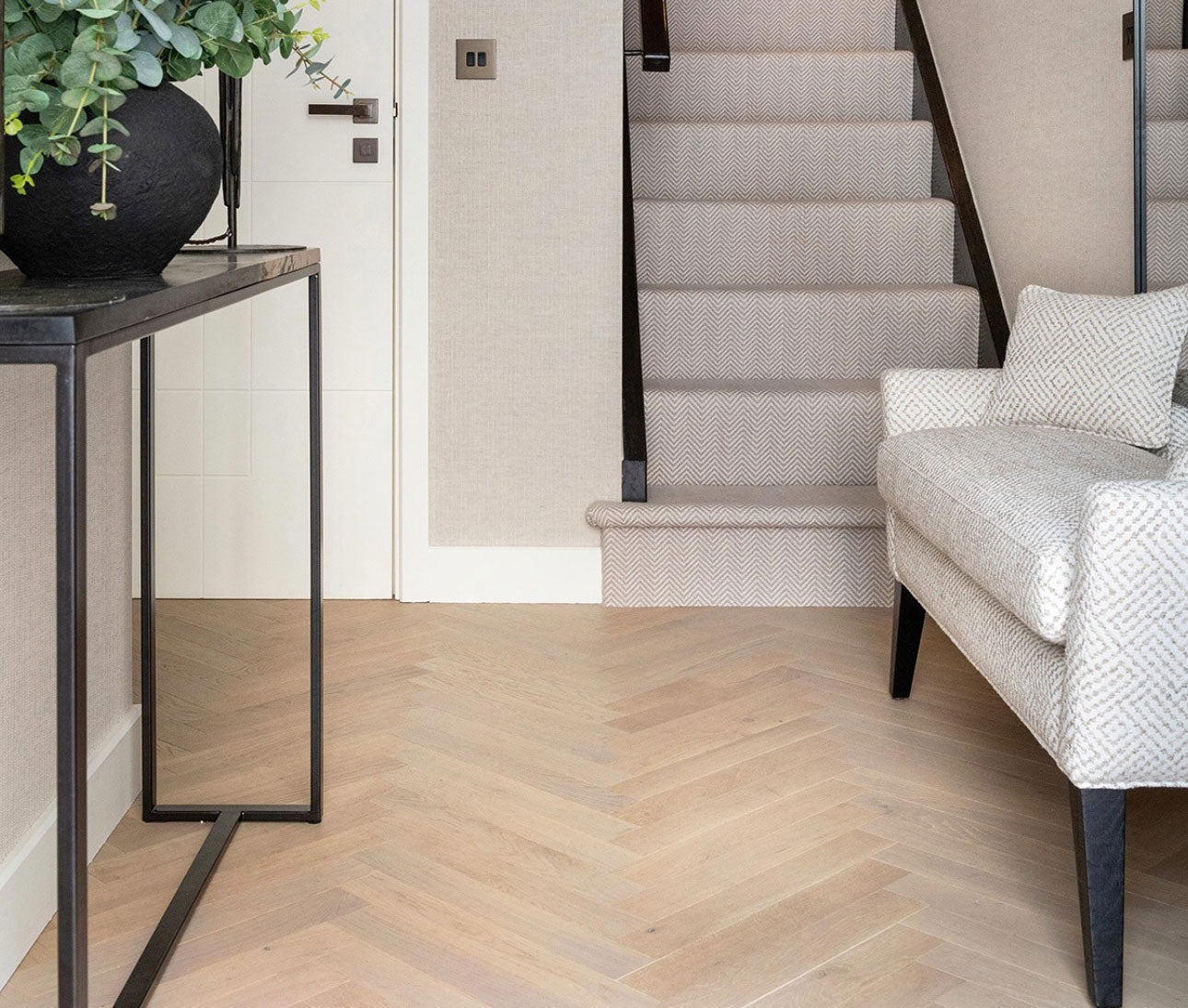 Engineered Oak Herringbone
